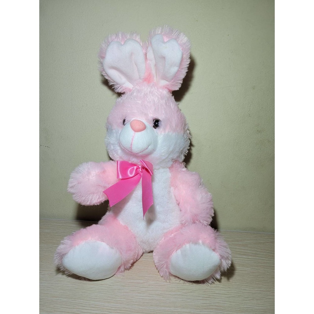 Pink Easter Bunny Stuffed Animal Plush